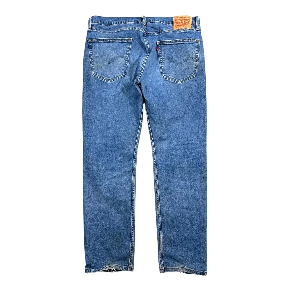 Levi’s 502 Regular Taper Jeans 36x30 Men’s Blue Denim Pants Medium Wash